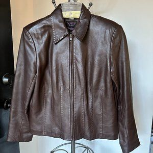 VS2 by VAKKO Leather Jacket - Size L